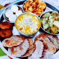 Ramaben Joshi का कुकस्नैप जब उन्होंने नवमी भोग प्रसाद थाली (Navmi Bhog Prasad Thali Recipe in Hindi) बनाया था।