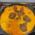 El cooksnap de Jennifer Sanchez cuando hizo Filetes rusos en salsa curry.