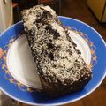 El cooksnap de Azul cuando hizo Budín de cacao amargo, banana y nuez.