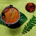 Geeta Godhiwala's cooksnap of when they made Drumstick Sambhar.