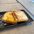 クックVMFUOZ☆'s cooksnap of when they made ベーコン入り☆グリルドチーズサンドイッチ.