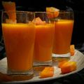 Hiral's cooksnap of when they made Papaya Smoothie.