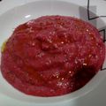 El cooksnap de babiluby4 cuando hizo Gazpacho de remolacha.
