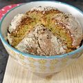 El cooksnap de monicaskitchen cuando hizo Pan de soda o irlandés con harina de garbanzos (V / Sin gluten).
