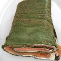 El cooksnap de MaryGlory cuando hizo Brazo de gitano de espinacas, queso y salmón ahumado.