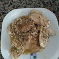 El cooksnap de lolica cuando hizo Pechugas de pavo en Salsa de Almendras.