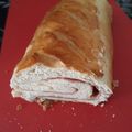 El cooksnap de Laura Castillo cuando hizo Pan relleno de jamón y queso.