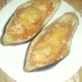 El cooksnap de DANTE cuando hizo Berenjenas rellenas de atún.