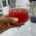 Cookingwithseki 's cooksnap of when they made Watermelon and lime frothy drink.