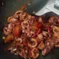 Cooksnap dari Dinnskyy7 untuk resep Tumis cumi tinta hitam
