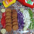 کوک اسنپ Zari Amin@ بعد از امتحان کردن فلافل بازاری.