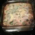 Glenn's cooksnap of when they made Brad's sausage and asparagus quiche.