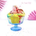 Cooksnap DyaKakgerl semasa beliau membuat Sandwich Aiskrim.
