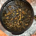 El cooksnap de joaquinde la cruz cuando hizo Arroz negro caldoso de sepia y gambas.
