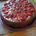 El cooksnap de Daniela Macias L cuando hizo Pastel de chocolate oscuro relleno de manjar de lechera con menta.