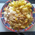 El cooksnap de Claudia Monrroy cuando hizo Guiso zapallito italiano con papas fritas.