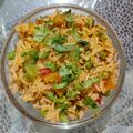 Disha Prashant Chavda's cooksnap of when they made વેજ તવા પુલાવ (Veg Tava Pulao Recipe In Gujarati).