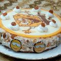 صورة من mariam، شاركها بعد تجربة وصفة كيكة الرد فلفت لعيد ميلاد زوجي وبطريقة ثانية🎂🍰