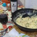 El cooksnap de Gustavo C Villagómez cuando hizo Pollo con crema al verdeo y papas doraditas.
