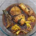 Sunanda Das's cooksnap of when they made ফুলকপি দিয়ে মাছের ঝোল(foolkopi diye macher jhol recipe in Bengali.