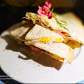 El cooksnap de Zaida TC @alquimiasfood cuando hizo 🌮 Quesadilla de jamón, queso y huevo.