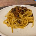 il Mie quando ha preparato Carbonara