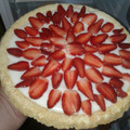 El cooksnap de Lulu Galeano cuando hizo Tarta de frutillas con crema Chantilly.