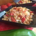 El cooksnap de Nuritmica.fit cuando hizo Pisto de bacalao con garbanzos.