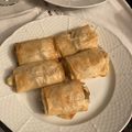 El cooksnap de Maria Ángeles Torres Villar cuando hizo 23.🥟Rollitos de pasta filo rellenos de pollo y champiñones🍗🍄.