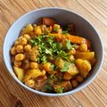 El cooksnap de Fernando cuando hizo Guiso de cerdo con garbanzos a la naranja.