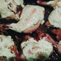 El cooksnap de Romina Paganini cuando hizo Pollo al horno con salsita de mayonesa.