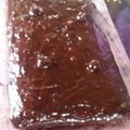 El cooksnap de lore sanchez cuando hizo Chocolate casero para decorar torta.