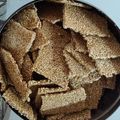 Hema Kamdar's cooksnap of when they made તલ ની ચીક્કી.