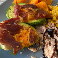 El cooksnap de Nadine Rodriguez Torres cuando hizo Aguacate con huevo y crujiente de jamón en AirFryer.