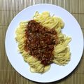 Cooksnap của Hân Ngô khi họ làm theo món Spaghetti bò viên