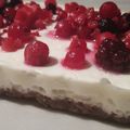 El cooksnap de Berta FC cuando hizo Tarta de queso con frutos rojos.