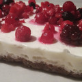 El cooksnap de Berta FC cuando hizo Tarta de queso con frutos rojos.