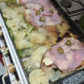 El cooksnap de Miguel Tabacman cuando hizo Matambrito de cerdo a la Pizza a la plancheta.