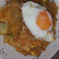 El cooksnap de Victor Hugo Gatica Guenupan cuando hizo Charquicán con huevo frito.