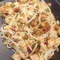 El cooksnap de @cocina_en_casa.cs cuando hizo Tallarines con pavo y verduras.