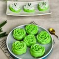 Cooksnap dari Sukma_Cuisine untuk resep Kue Putu Ayu Pandan Kukus