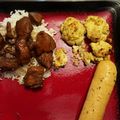 sharpie147's cooksnap of when they made Bourbon Chicken.