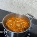 Cooksnap của Uyen Minh Ishaan Is khi họ làm theo món Canh kim chi Hàn Quốc