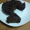 El cooksnap de Cecilia cuando hizo Brownie de porotos negros😋.