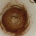 El cooksnap de Orne cuando hizo Volcán de chocolate en taza.