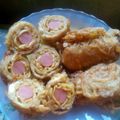 Cooksnap dari Bunda Rovissa'adah untuk resep Sosis gulung mie telor