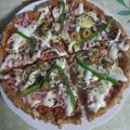 El cooksnap de Yanina Benitez cuando hizo Pizza con masa de avena.