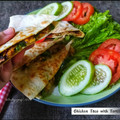 Cooksnap dari Lailazegaff untuk resep Quesadilla Chicken Taco with Homemade Tortilla