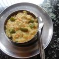 Antara Roy's cooksnap of when they made নিরামিষ ডালিয়ার খিচুড়ি(Dalia khichdi recipe in Bengali).