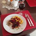 El cooksnap de Ivan Camilo Duran cuando hizo Lomo de Cerdo🥩 con "Salsa Agridulce" y Papas.